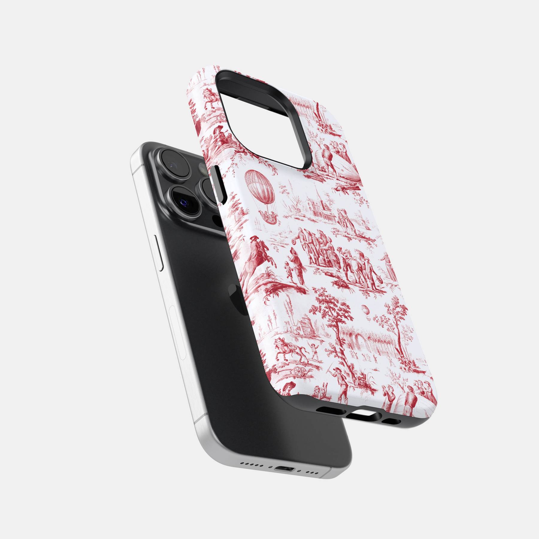 Emma French Toile de Jouy Phone Case Phone Case